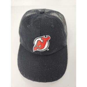 New Jersey Devils Hat‎ Cap Snap Back Black NHL Mesh Back Molson Beer Promo Mens
